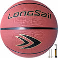 High-Quality Rubber Basketball (27.5") Size 5# Reddish Brown MegaBDM
