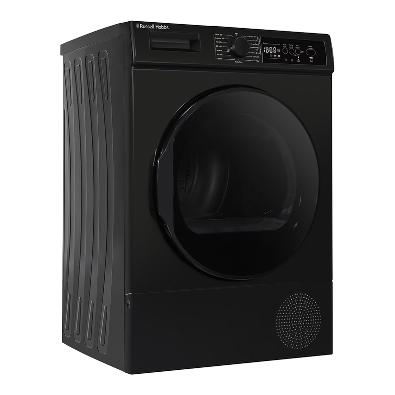 Russell Hobbs® RH9HPTD1E12B, 9kg Heat Pump Dryer in Black MegaBDM