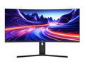 V7 L340WQ-HAS 34" Ultrawide Curved WQHD Monitor with 1500R VA Panel, USB-C 65W PD, Height-Adjustable Stand, and Built-in Speakers MegaBDM