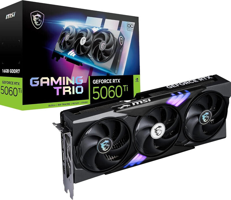 MSI GeForce RTX 5060 Ti 16G GAMING TRIO OC Graphics Card MegaBDM