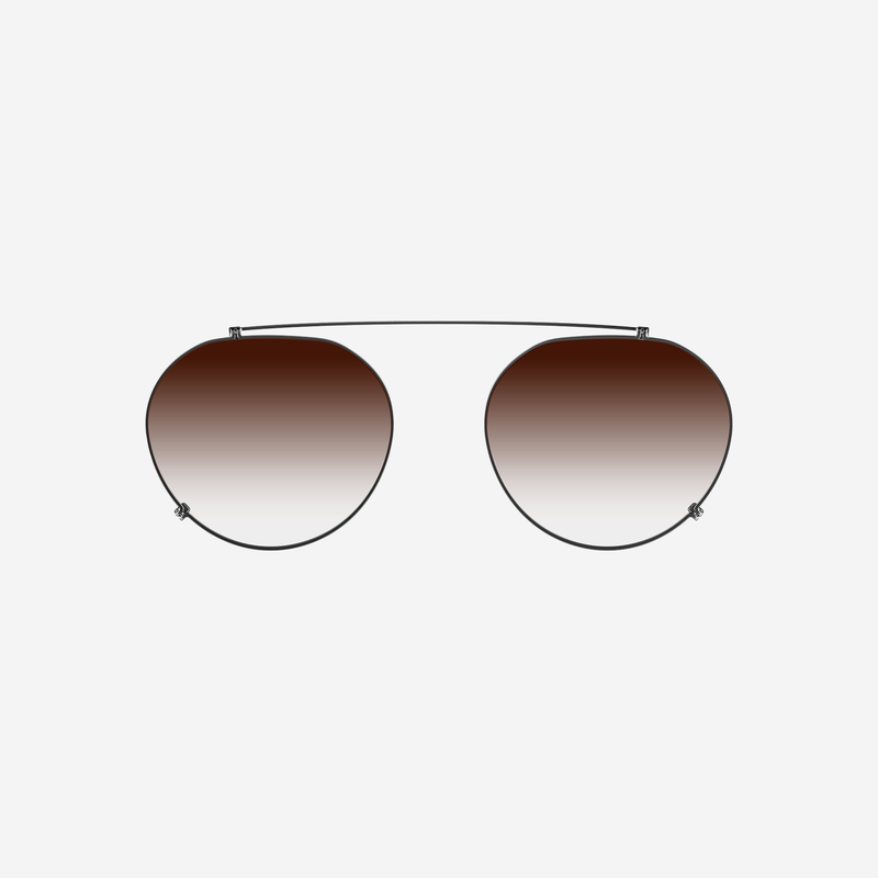 Even Realities - Even G2 A Clip & Pouch Brown (Panto) - Clip-on Sunlens Attach Effortlessly to Your Even G2 Smart Glasses MegaBDM