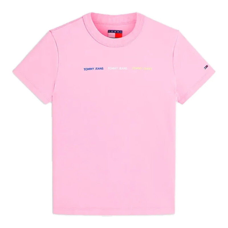 Tommy Hilfiger Jeans short sleeve T-Shirt - Pink Daisy MegaBDM