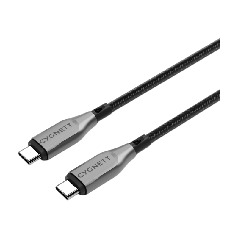 Cygnett 1m USB-C to USB-C Armoured Cable – Black MegaBDM