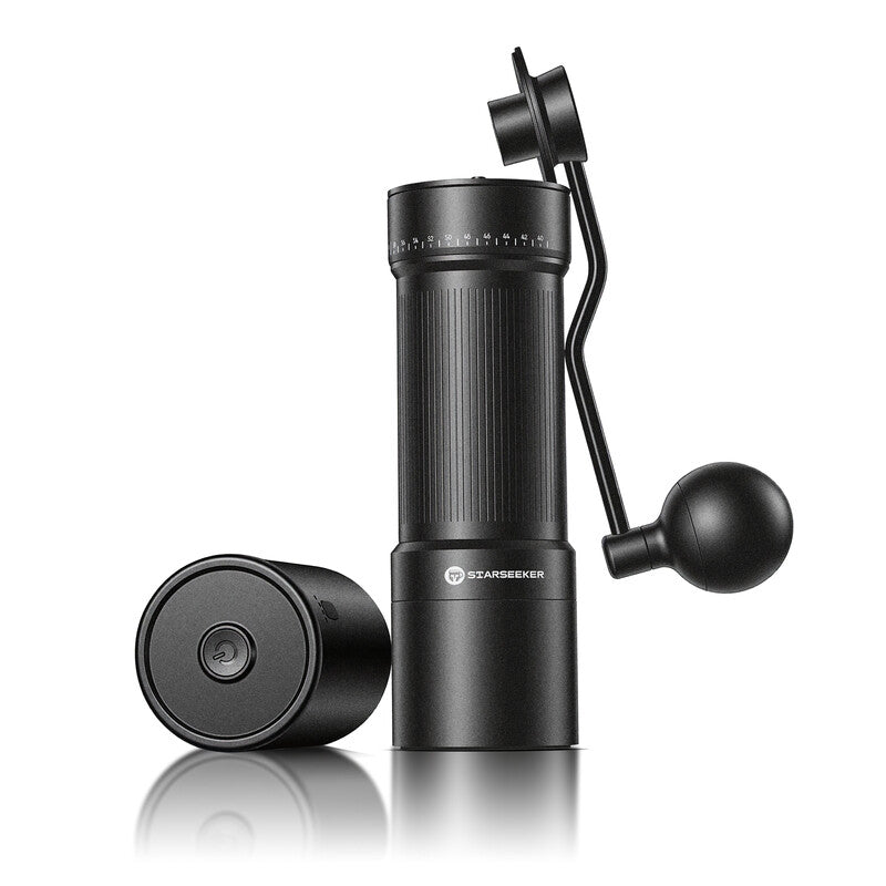 【Outlet】STARSEEKER Hand-Cranked and Electric 2-in-1 Coffee Grinder for Coffee Beans MegaBDM