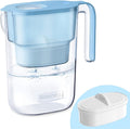 Waterdrop PT-05B Elfin Water Filter Jug, 1×90 Days Filter, 2.5L, NSF Certified, Fridge-Friendly, Reduces Lead, Fluoride, Chlorine and More, BPA Free, Blue MegaBDM