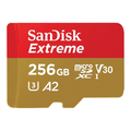 SANDISK Extreme microSDXC 256GB + SD Adapter MegaBDM