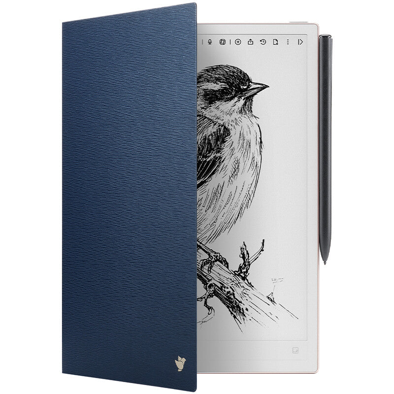 iFLYTEK AINOTE 2 Protective Folio Case, for Note-Taking Tablet 10.65", Premium PU Leather, Slim& Lightweight, Durable Cover for Digital Notebook, Water and Dustproof-Deep Navy MegaBDM