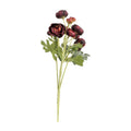 Candlelight Artificial Camelia Flower Stem Burgundy 38cm MegaBDM