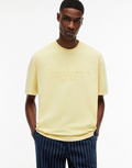 Tommy Hilfiger Jeans Classic Tonal Logo Oversized T-Shirt - Citronella MegaBDM