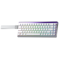 AULA Hero 68 Gaming Mechanical Keyboard, Hall Effect Magnetic Switch, 0.01 mm Adjustable Actuation, Rapid Trigger, 8K Polling Rate, Side Engraved, 60% RGB Keyboard with Cable, US Layout, White&Black King Magnetic Switch MegaBDM