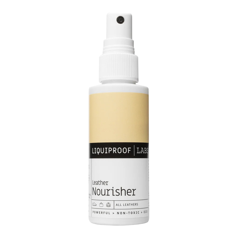 Liquiproof LABS Leather Nourisher 50ml. 2-in-1 Cleaner and Conditioning Lotion for Leather Handbags, Shoes, Trainers and Sneakers. Contains Beeswax. Cleans All Leather Goods. MegaBDM
