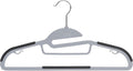 ANQI Plastic Hangers, Pack of 20, Gray MegaBDM