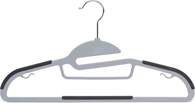 ANQI Plastic Hangers, Pack of 20, Gray MegaBDM