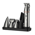 Sparoma 5-in-1 Beard Trimmer Set – Stainless Steel, Type-C Rechargeable, Smart Lock, LED Display, IPX7 Waterproof, Magnetic Blade System, Suitable for Body Hair, Haircuts, Nose Hair, Shaving, LK-891 MegaBDM