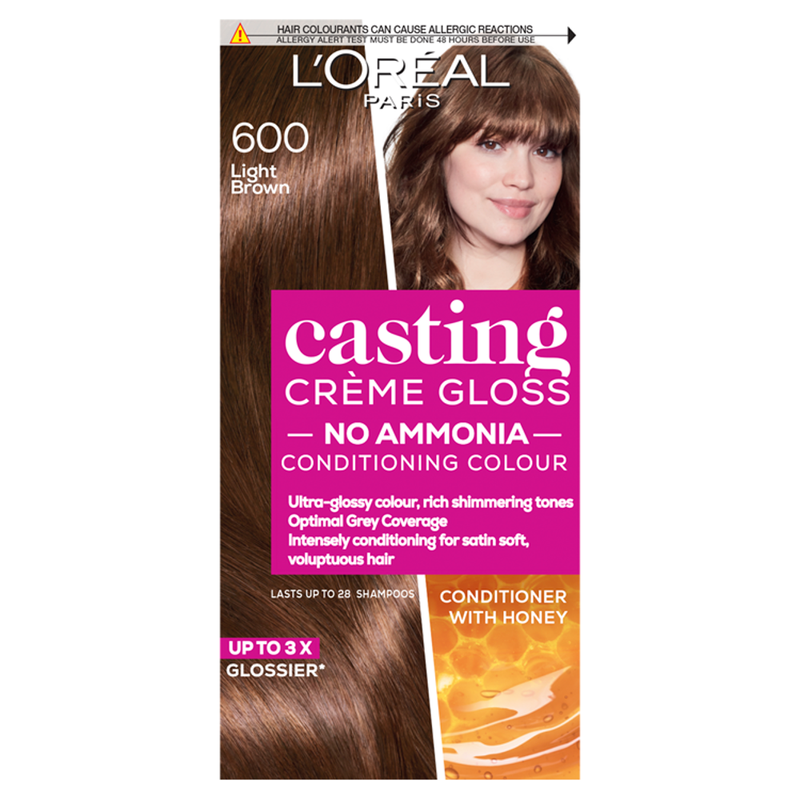 L'Oréal Casting Creme Gloss 600 Light Brown Semi Permanent Hair Dye MegaBDM