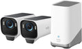 eufy Security eufyCam S3 Pro 2-Cam Kit Solar Security Camera Outdoor Wireless with Solar Panel, Colour Night Vision, 4K, Forever Power 2.0, Face Recognition AI, Expandable Local Storage No Monthly Fee MegaBDM