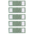 JVL Green Microfibre Mop Replacement Pads, Pack of 5 MegaBDM