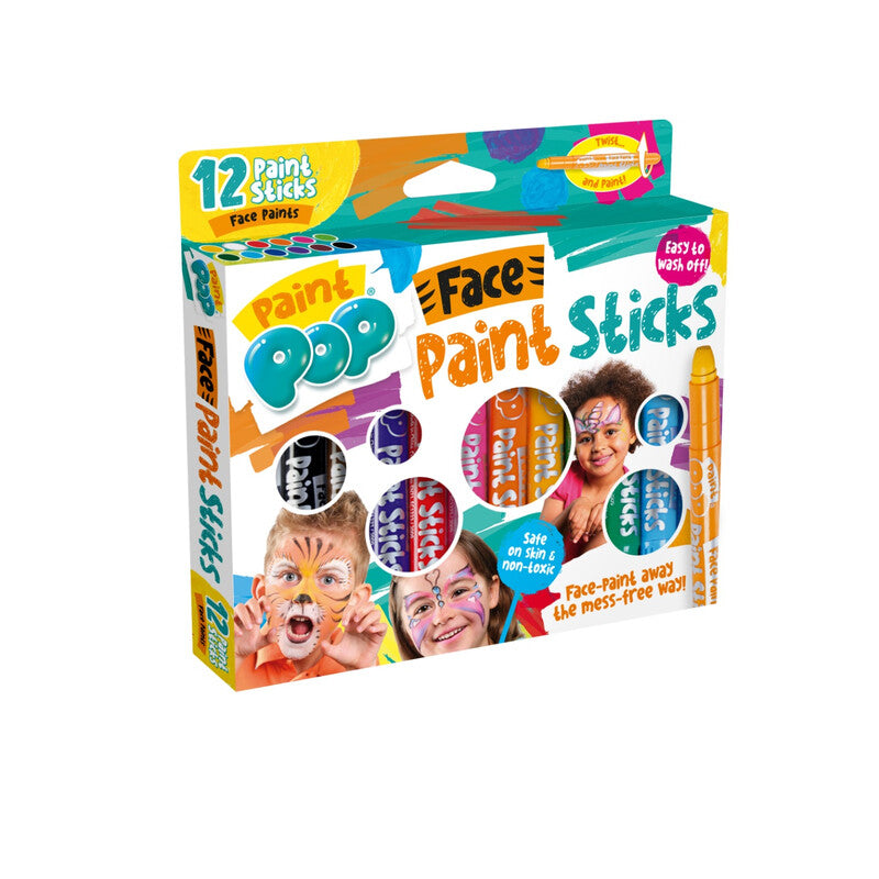 Paint Pop Face Paint 12 Pack MegaBDM