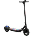 AA1-133V70BK SPORTNOW Electric Scooter for Kids, Lightweight Kids Scooter for Age 6-14 with LED Display, RGB Lights, Up to 10km/h, Maximum Range 8km, Kick-to-Start, for Boys and Girls, Black MegaBDM