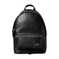 Calvin Klein Pebbled Signature Logo Trolley Backpack - Black MegaBDM