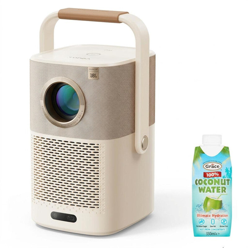 【World Cup Watching Set】YABER T2 Plus GTV Projector + Grace Coconut Water 100% 330ml 12 Packs MegaBDM