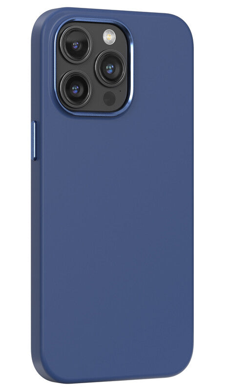 Comma Nature Series Magnetic Silicone Phone Case - iPhone 15 Pro - Blue MegaBDM