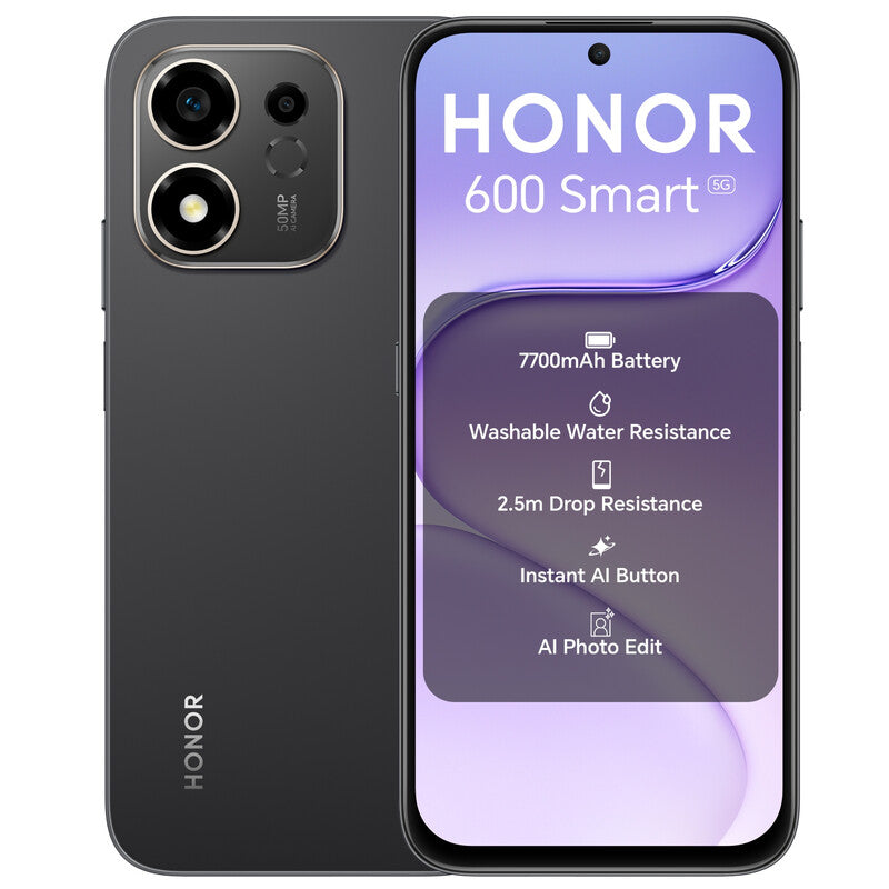 HONOR 600 Smart 5G 4GB+128GB Velvet Black MegaBDM