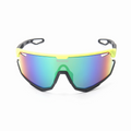 Revoray Cycling Glasses — HD Impact-Resistant PC Integrated Lens, Lightweight TR90 Frame, UV400 Protection, Aerodynamic Design, Professional Cycling Sports Sunglasses, X3-Green MegaBDM