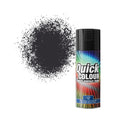 Rust-Oleum Quick Colour Multi Surface Spray Paint Black Satin 400Ml MegaBDM
