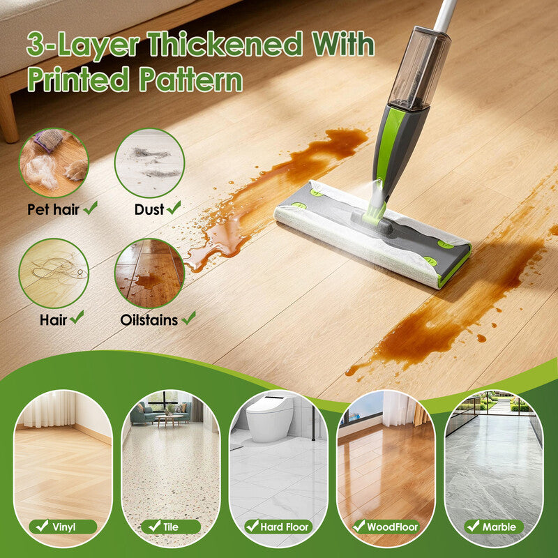 3-Ply Composite Diamond-Patterned Dry Mop Pad MegaBDM
