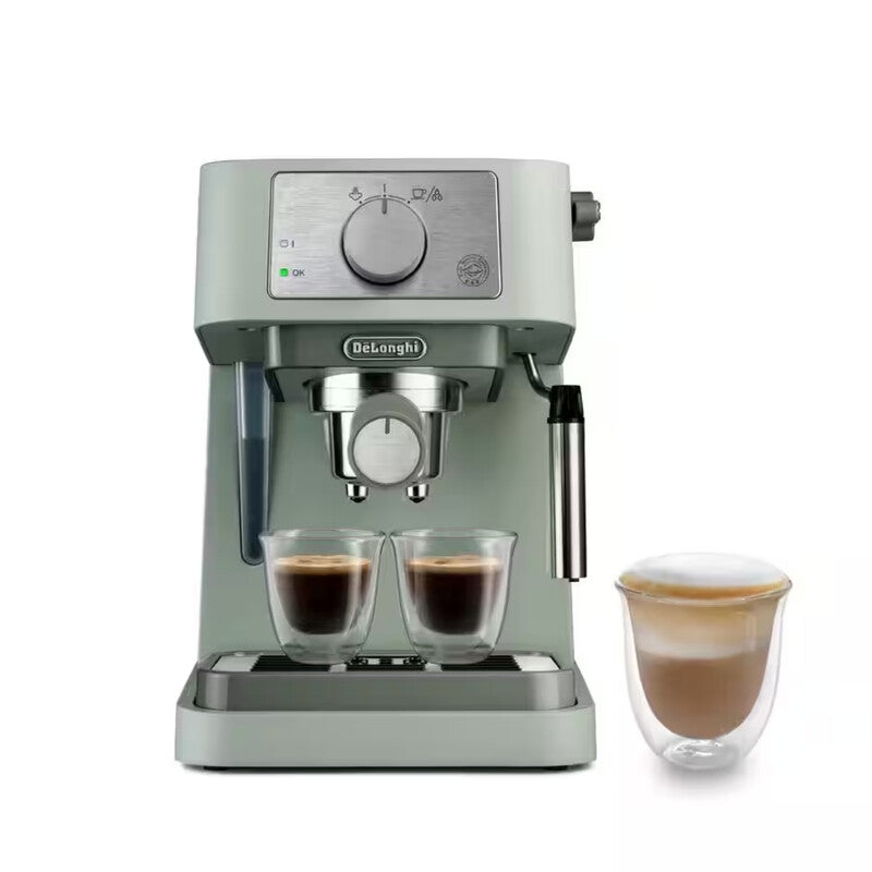 DE‘LONGHI Stilosa, Barista Espresso Machine & Cappuccino Maker, Green, EC260.GR MegaBDM