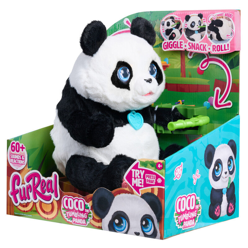 FurReal Coco the Tumbling Panda Interactive Plush Soft Toy MegaBDM