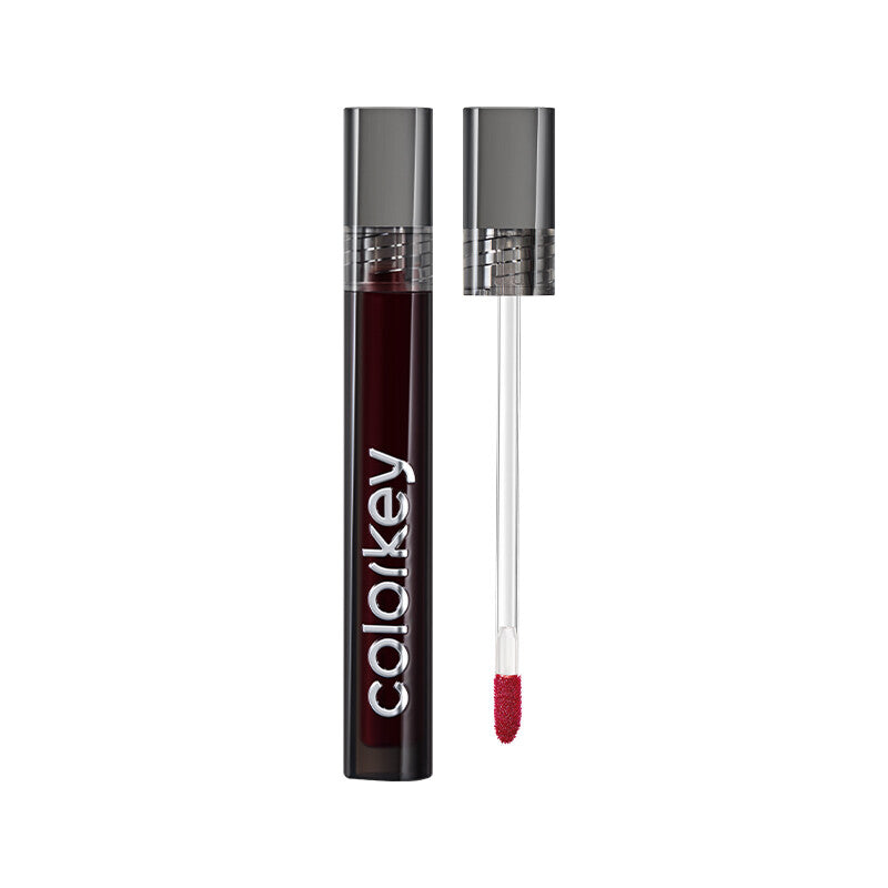 COLORKEY Airy Lip Glaze – Mirror Finish – R715 Black Tea Chestnut – High-Shine, Lightweight MegaBDM