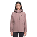 PELLIOT Fleece-Lined Jacket for Woman Purple M Camping Travel Waterproof Durable MegaBDM