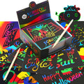Jar Melo Scratch Art Notes Set-Rainbow Holographic MegaBDM
