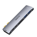 Mokin 2USBC to TB+ 2xUSB A 3.0+1USB C3.0 +SD/TF+HDMI 4K60Hz