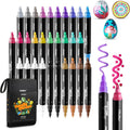 Ohuhu 30 Colors Acrylic Paint Pens : Dual Tip (Round & Fine) MegaBDM