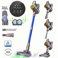 UNINELL HOME UV1 Cordless Vacuum Cleaner,45000Pa/450W Vacuum Cleaners for Home with 60Mins Runtime,Lightweight Anti-Tangle Stick Vacuum,Wall-Mount Charging,Vacuum Cordless with Attachments for Pet Hair,9.45"L x 8.27"W x 44.09"H, 1 Unit MegaBDM