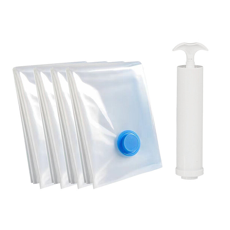 JORDAN&JUDY 12-Pack All-Size Vacuum Storage Bag Set + Hand Pump, Year-Round Organization MegaBDM