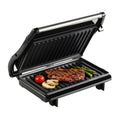 ochama Multifunction Contact Grill 800W, Electric Health Grill, Steak Grill Sandwich Maker Panini Press, Mini Breakfast Maker, Double-Sided Heating, Food-Grade Non-Stick Coating, 22.5×14cm Plates MegaBDM