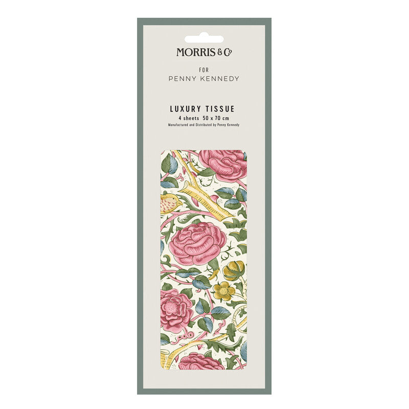 Morris & Co Rose Spring Green Tissue MegaBDM