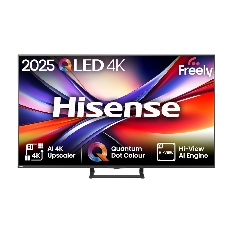 Hisense 50"A7Q QLED 4K HDR Smart VIDAA OS TV-50A7QTUK (Dolby Vision, Atmos, AI 4K Upscaler, AI Smooth Motion) MegaBDM