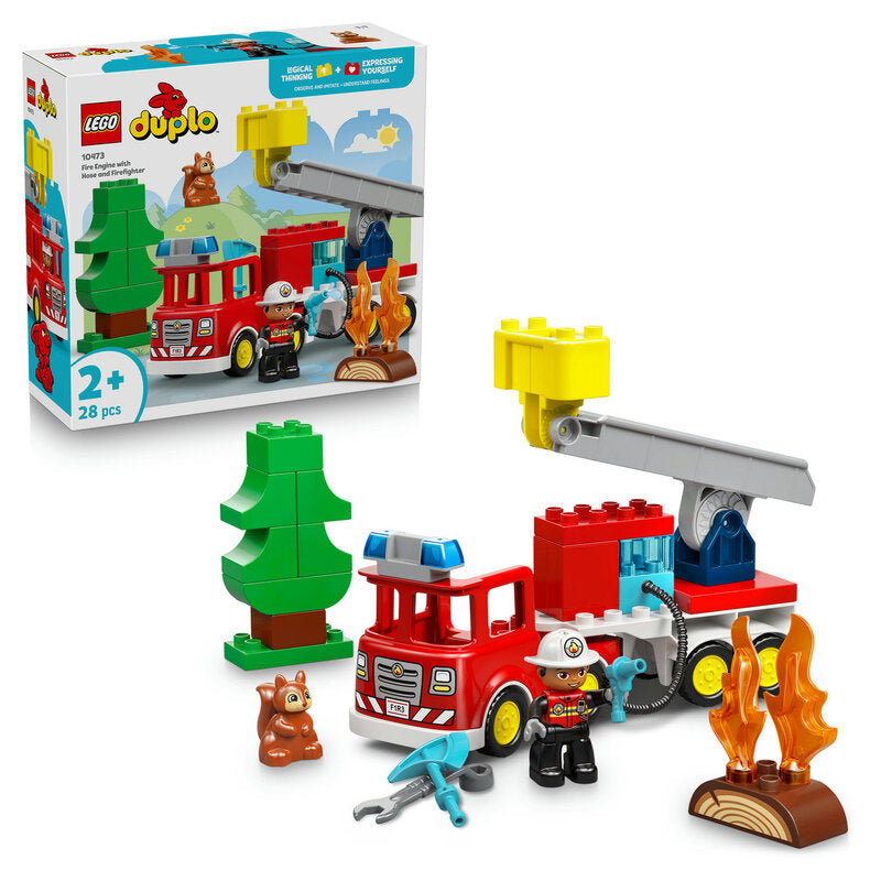 LEGO DUPLO Town 10473 Fire Truck with Hose and Firefighter MegaBDM