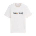 Tommy Hilfiger Logo Graphic Jersey T-Shirt - Ivory Petal MegaBDM