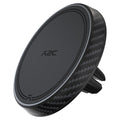 A2C Air Vent Magnetic Wireless Charging Car Phone Mount for iPhone and Android, EV11, Black MegaBDM
