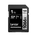 Lexar 1TB Professional 1066x SD Card, UHS-I, C10, U3, V30, Full HD, 4K, Up To 160MB/s Read SDXC Memory Card, for DSLR & Mirrorless Cameras MegaBDM