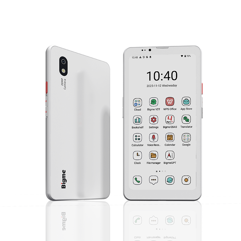 Bigme HiBreak Pro Color Display, 6.13'' E-Ink E-Book Reader, Android 14, 8GB+256GB, 5MP/20MP Camera, Eye-Friendly E-Paper Reader MegaBDM