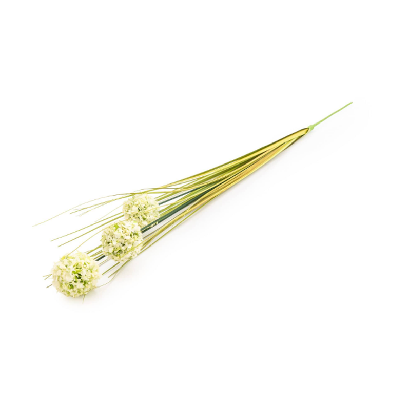Candlelight Artificial Billy Button Grass Stem White 68cm MegaBDM