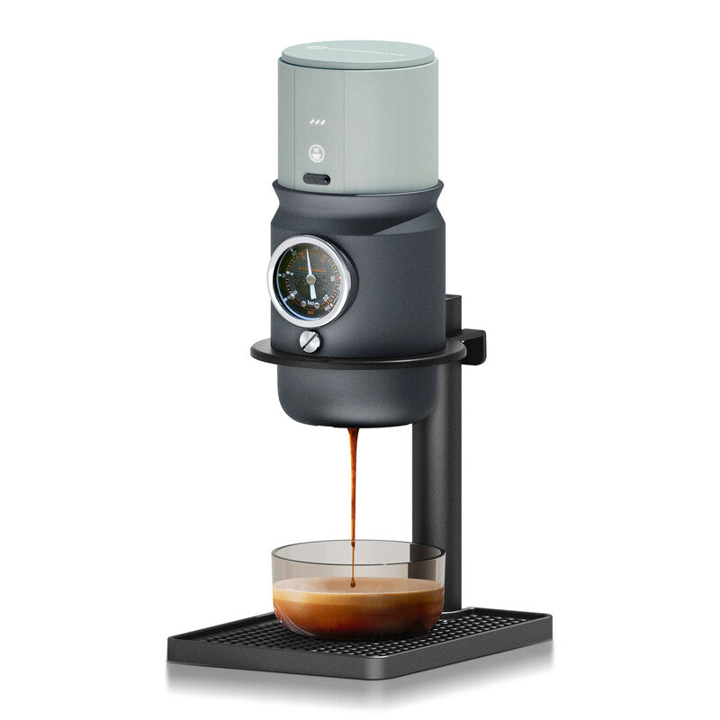 STARSEEKER Super58 Portable Espresso Machine, Small Home-Use, Electric, Suitable for Office and Outdoor Camping GREY MegaBDM
