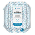 SUNKISS TrustPlus Bathing Wipes with Aloe, Extra Thick 8"x12" Body Cleansing Wipes for Adults Sensitive Skin, Camping, Travelling, Gym, Caring, 40 Count MegaBDM